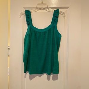 Banana Republic green sleeveless top